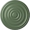 Ekena Millwork Carton Ceiling Medallion (For Canopies up to 3 3/4"), 17 3/4"OD x 1 3/8"P, Athenian Green CM18CAAGF - alternate 1
